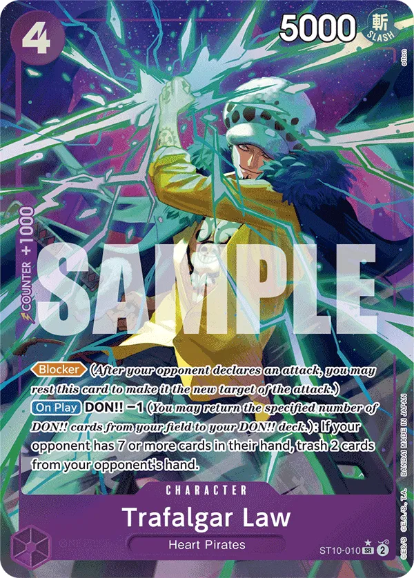 Trafalgar Law (ST10-010) (Alternate Art) · Ultra Deck: The Three Captains ST10-010/24