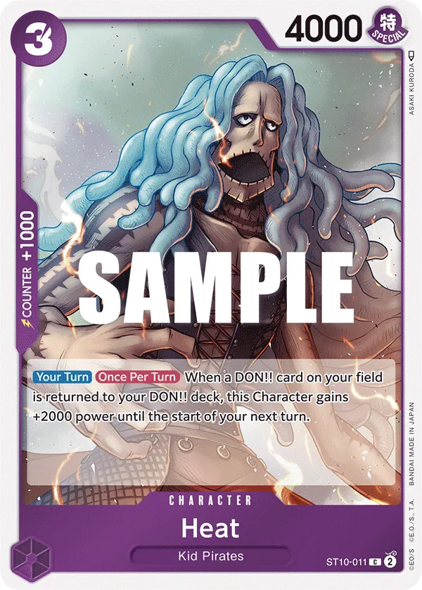Heat · Ultra Deck: The Three Captains ST10-011/24