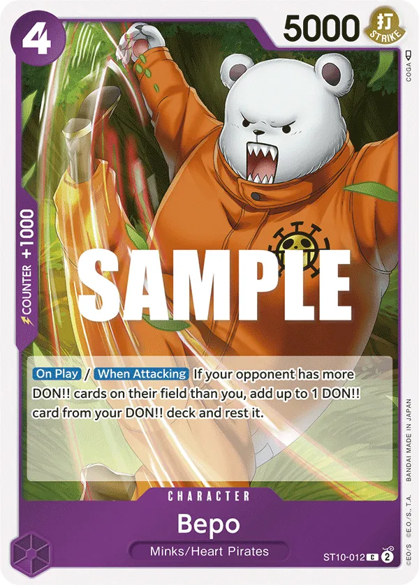 Bepo · Ultra Deck: The Three Captains ST10-012/24
