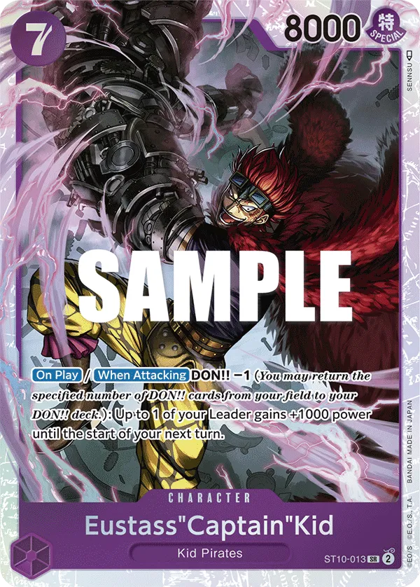 Eustass"Captain"Kid · Ultra Deck: The Three Captains ST10-013/24