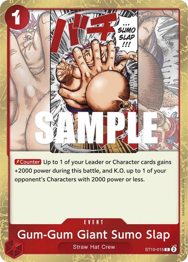 Gum-Gum Giant Sumo Slap · Ultra Deck: The Three Captains ST10-015/24