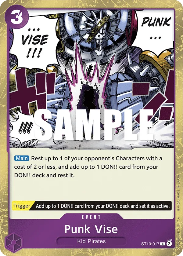 Punk Vise · Ultra Deck: The Three Captains ST10-017/24