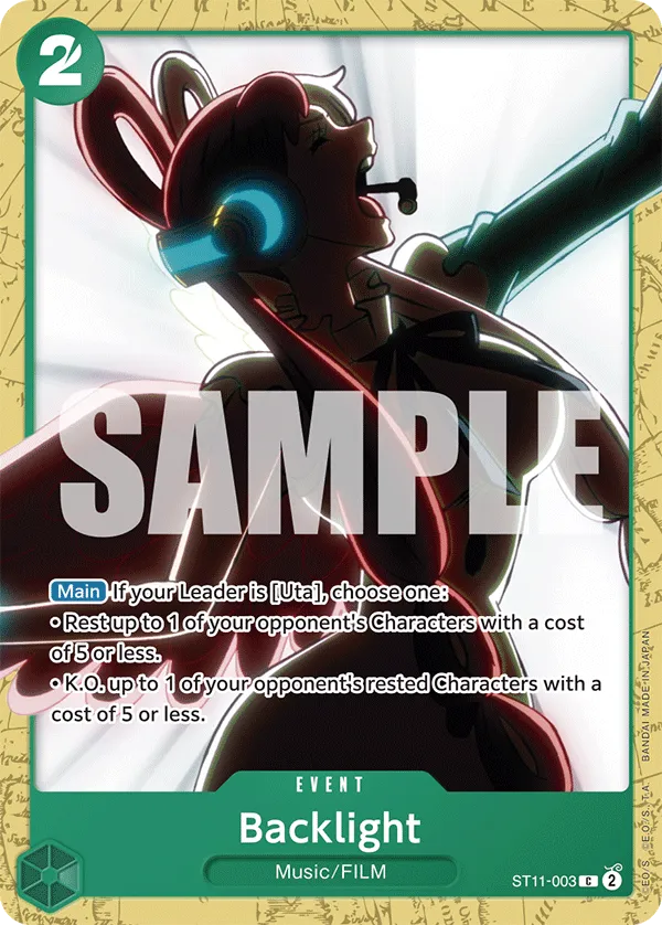 Backlight · Starter Deck 11: Uta ST11-003/9
