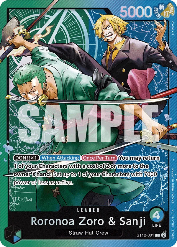 Roronoa Zoro & Sanji · Starter Deck 12: Zoro and Sanji ST12-001/25