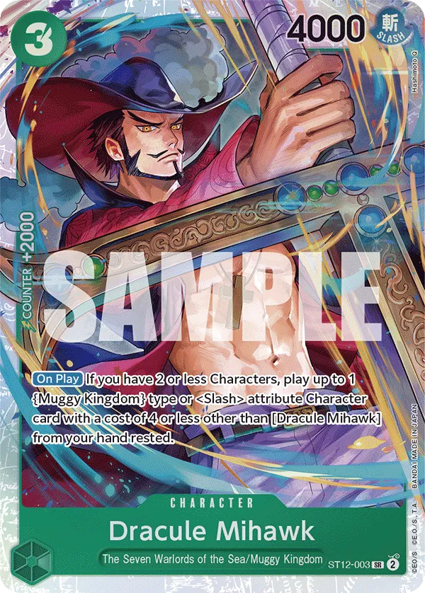 Dracule Mihawk · Starter Deck 12: Zoro and Sanji ST12-003/25