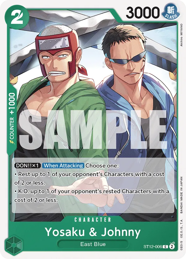 Yosaku & Johnny · Starter Deck 12: Zoro and Sanji ST12-006/25