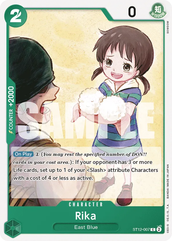 Rika · Starter Deck 12: Zoro and Sanji ST12-007/25