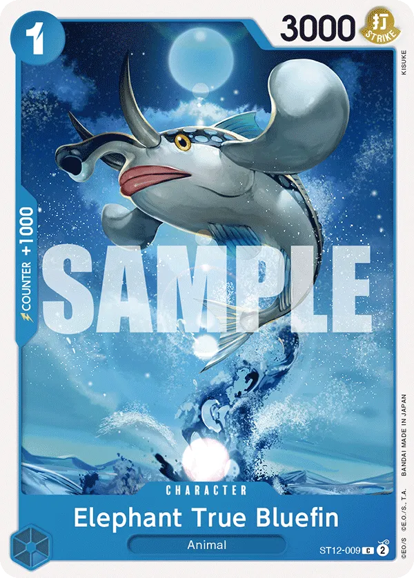 Elephant True Bluefin · Starter Deck 12: Zoro and Sanji ST12-009/25