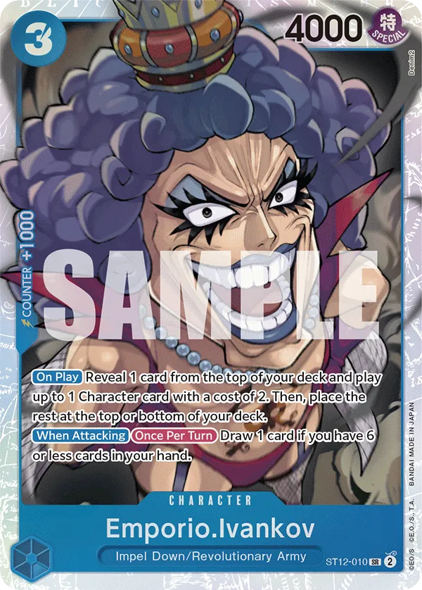 Emporio.Ivankov · Starter Deck 12: Zoro and Sanji ST12-010/25