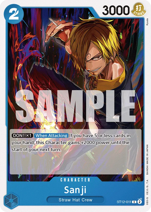 Sanji · Starter Deck 12: Zoro and Sanji ST12-011/25