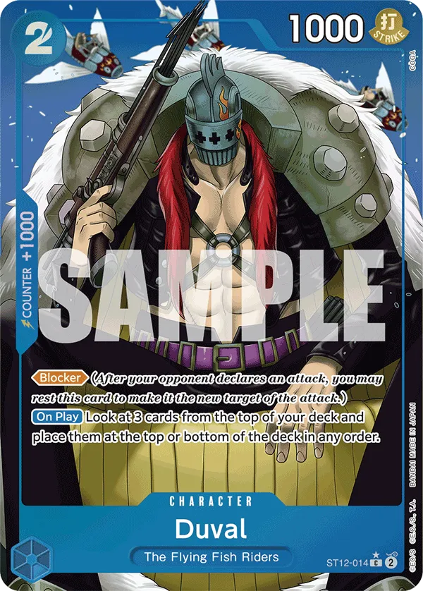 Duval (Full Art) · Starter Deck 12: Zoro and Sanji ST12-014/25