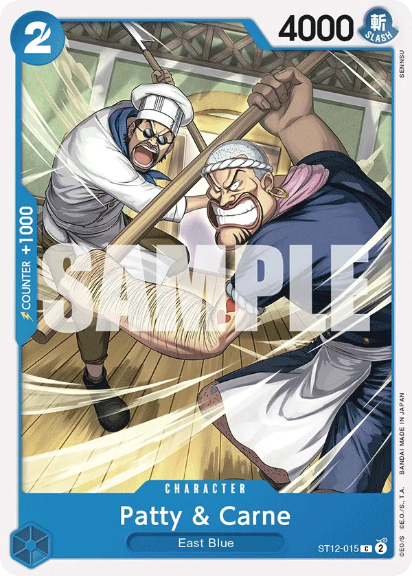 Patty & Carne · Starter Deck 12: Zoro and Sanji ST12-015/25