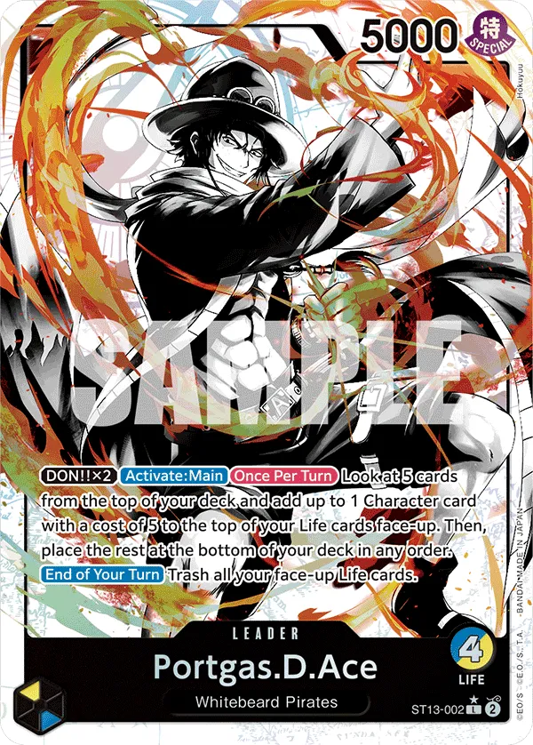 Portgas.D.Ace (002) (Parallel) · Ultra Deck: The Three Brothers ST13-002/47