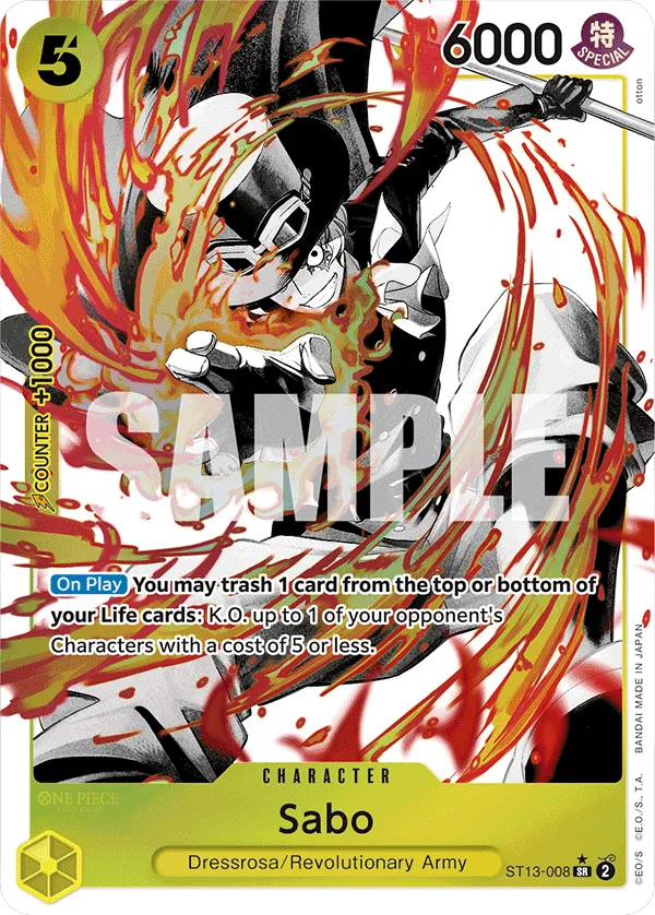Sabo (008) (Parallel) · Ultra Deck: The Three Brothers ST13-008/47