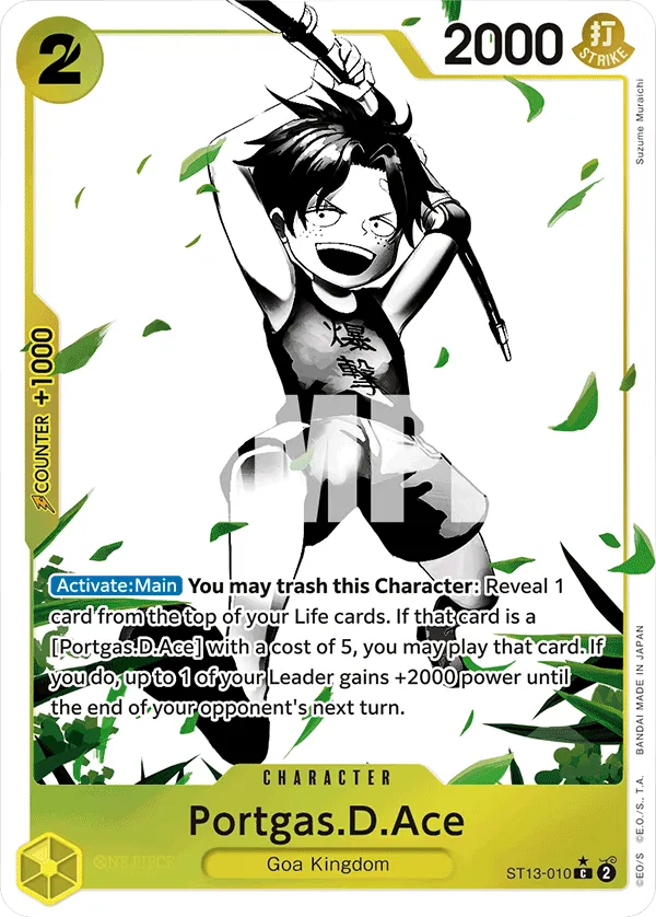 Portgas.D.Ace (010) (Parallel) · Ultra Deck: The Three Brothers ST13-010/47