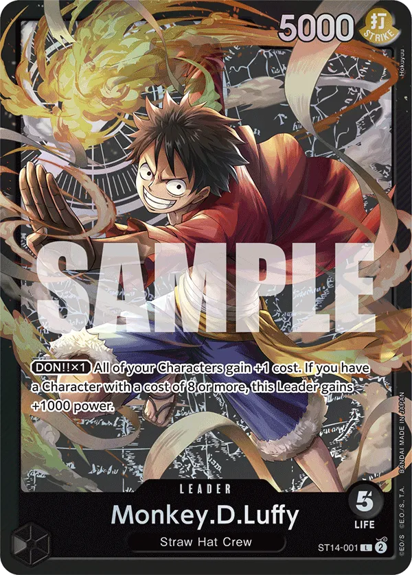 Monkey.D.Luffy · Starter Deck 14: 3D2Y ST14-001/29