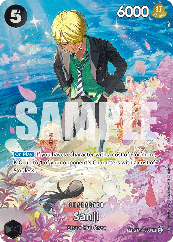 Sanji (SP) · Starter Deck 14: 3D2Y ST14-003/29