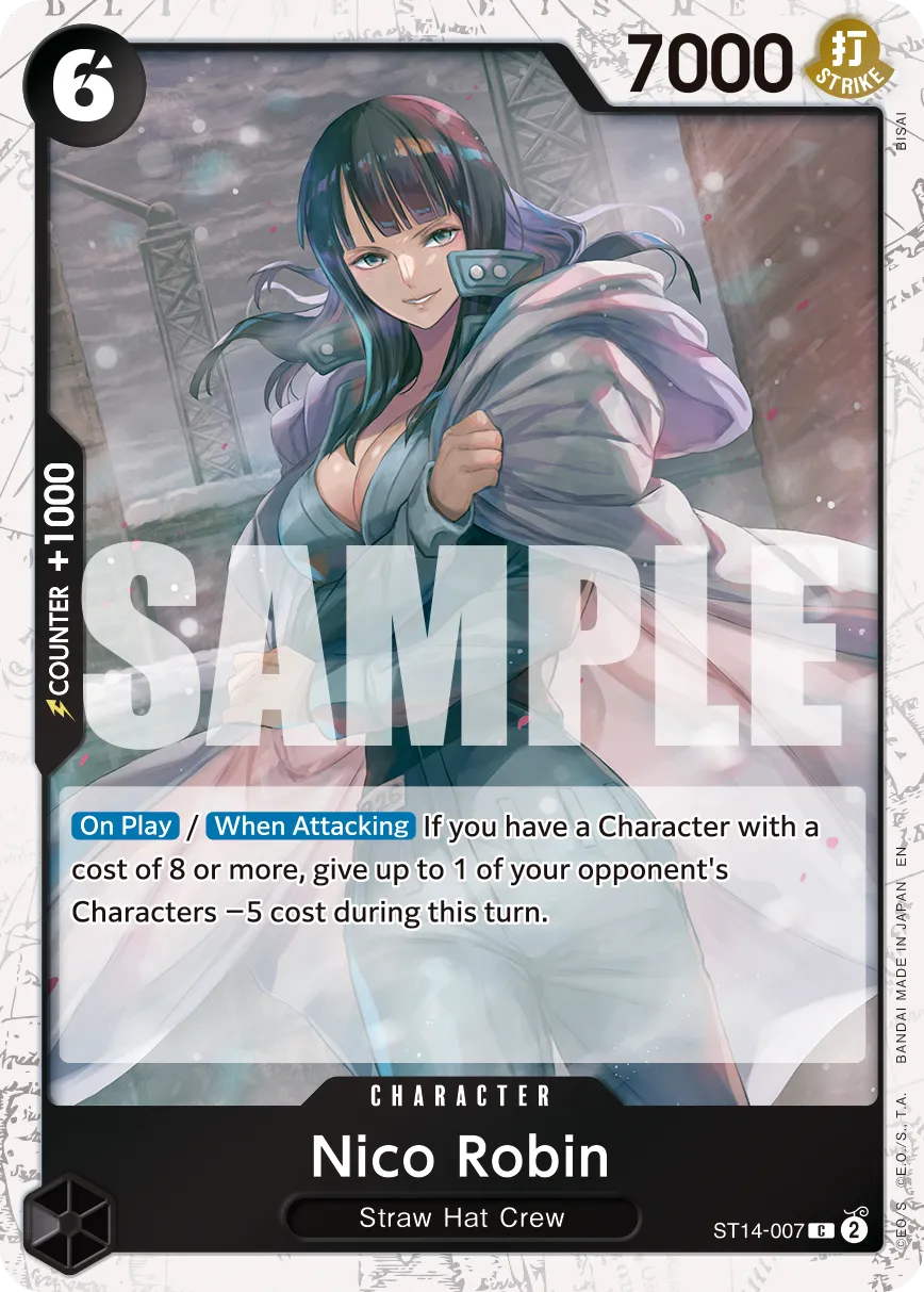 Nico Robin - ST14-007 (Pirate Foil) · Starter Deck 14: 3D2Y ST14-007/29