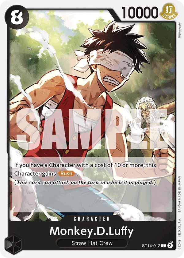 Monkey.D.Luffy · Starter Deck 14: 3D2Y ST14-012/29