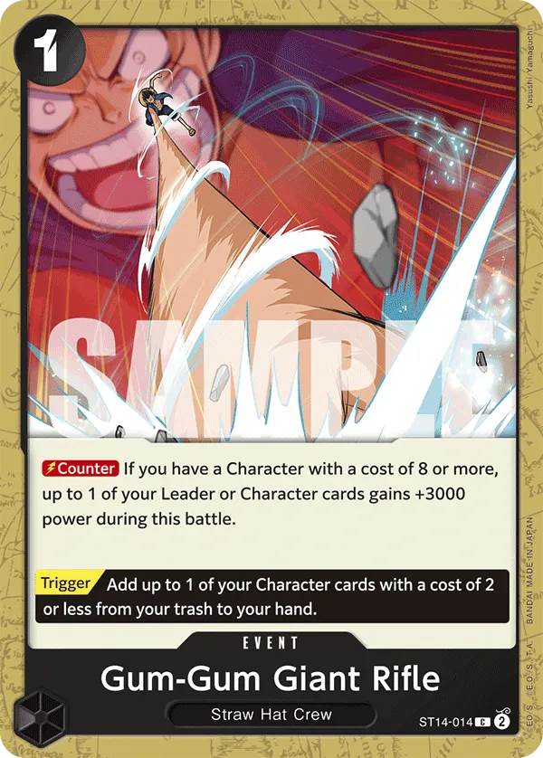 Gum-Gum Giant Rifl · Starter Deck 14: 3D2Y ST14-014/29