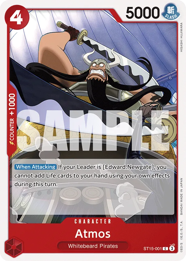 Atmos · Starter Deck 15: RED Edward.Newgate ST15-001/9