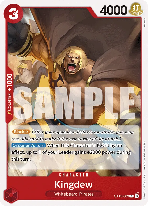 Kingdew · Starter Deck 15: RED Edward.Newgate ST15-003/9