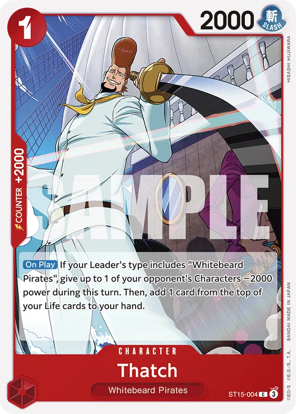 Thatch · Starter Deck 15: RED Edward.Newgate ST15-004/9