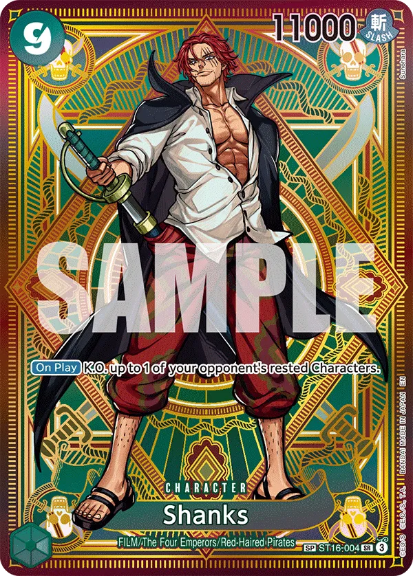 Shanks (SP) · Starter Deck 16: GREEN Uta ST16-004/12
