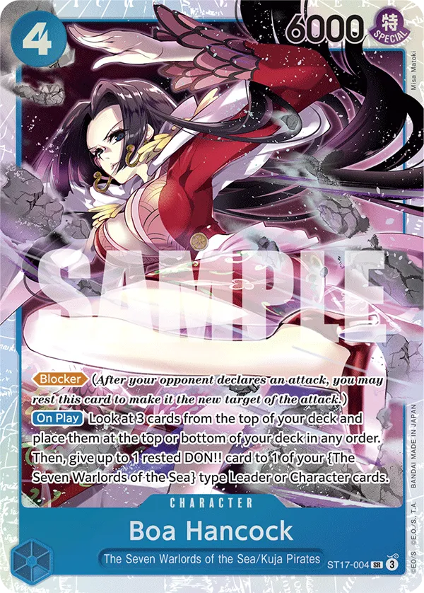 Boa Hancock · Starter Deck 17: BLUE Donquixote Doflamingo ST17-004/11
