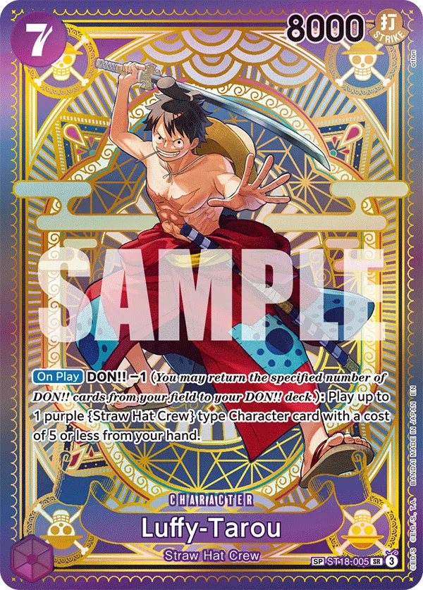 Luffy-Tarou (SP) · Starter Deck 18: PURPLE Monkey.D.Luffy ST18-005/17