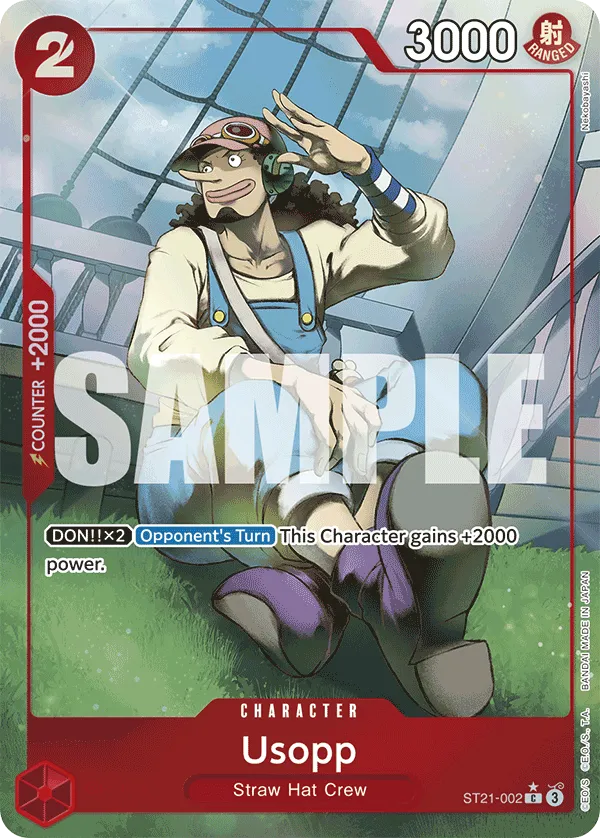 Usopp (Parallel) · Starter Deck EX: Gear 5 ST21-002/34