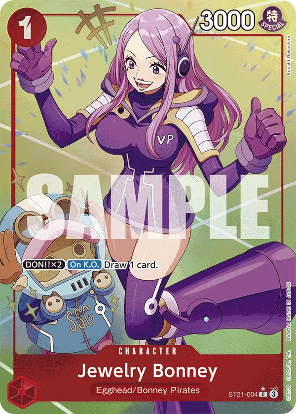Jewelry Bonney (Parallel) · Starter Deck EX: Gear 5 ST21-004/34