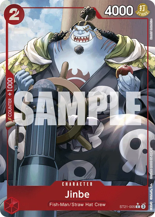 Jinbe (Parallel) · Starter Deck EX: Gear 5 ST21-005/34