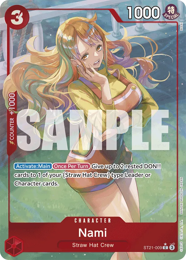 Nami (Parallel) · Starter Deck EX: Gear 5 ST21-009/34