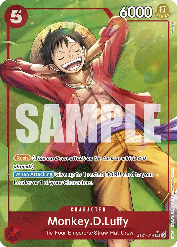 Monkey.D.Luffy (014) (Parallel) · Starter Deck EX: Gear 5 ST21-014/34