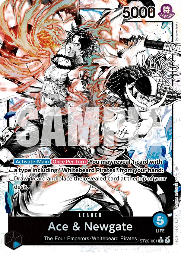 Ace & Newgate (Parallel) · Starter Deck 22: Ace & Newgate ST22-001/31