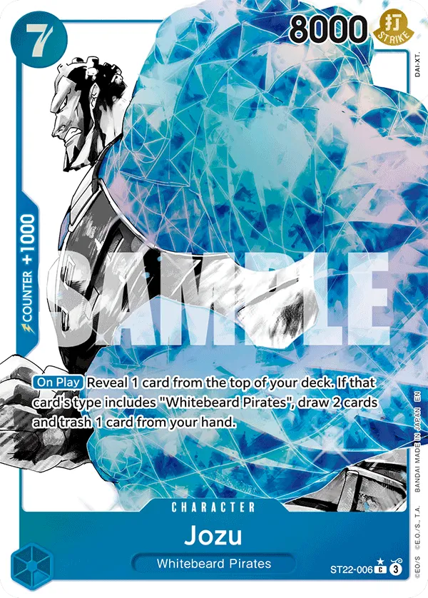 Jozu (Parallel) · Starter Deck 22: Ace & Newgate ST22-006/31