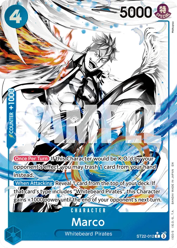 Marco (Parallel) · Starter Deck 22: Ace & Newgate ST22-012/31