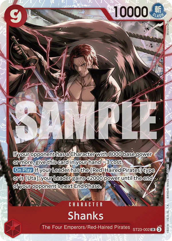 Shanks · Starter Deck 23: RED Shanks ST23-002/5