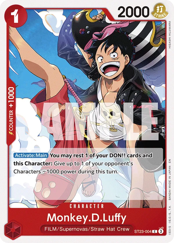 Monkey.D.Luffy · Starter Deck 23: RED Shanks ST23-004/5
