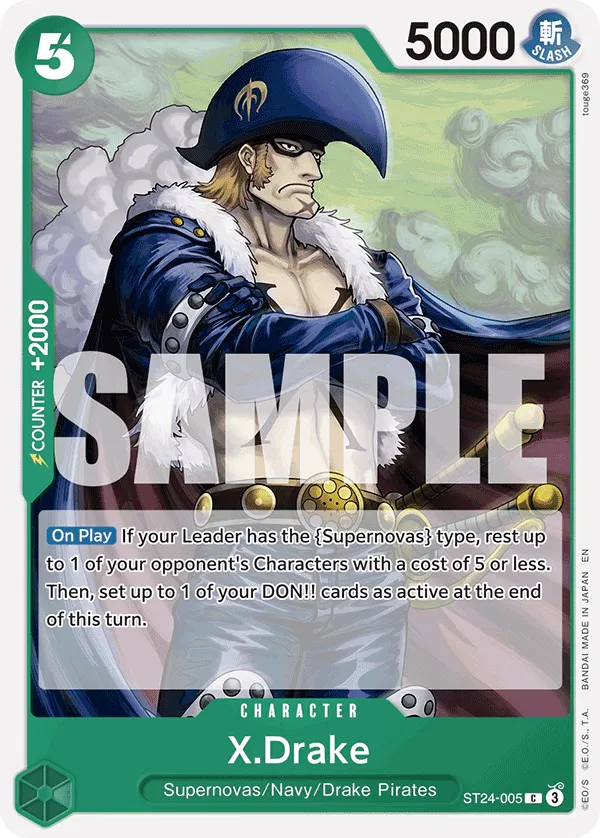 X.Drake · Starter Deck 24: GREEN Jewelry Bonney ST24-005/5