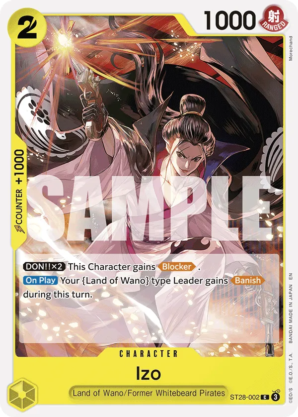 Izo · Starter Deck 28: GREEN/YELLOW Yamato ST28-002/5