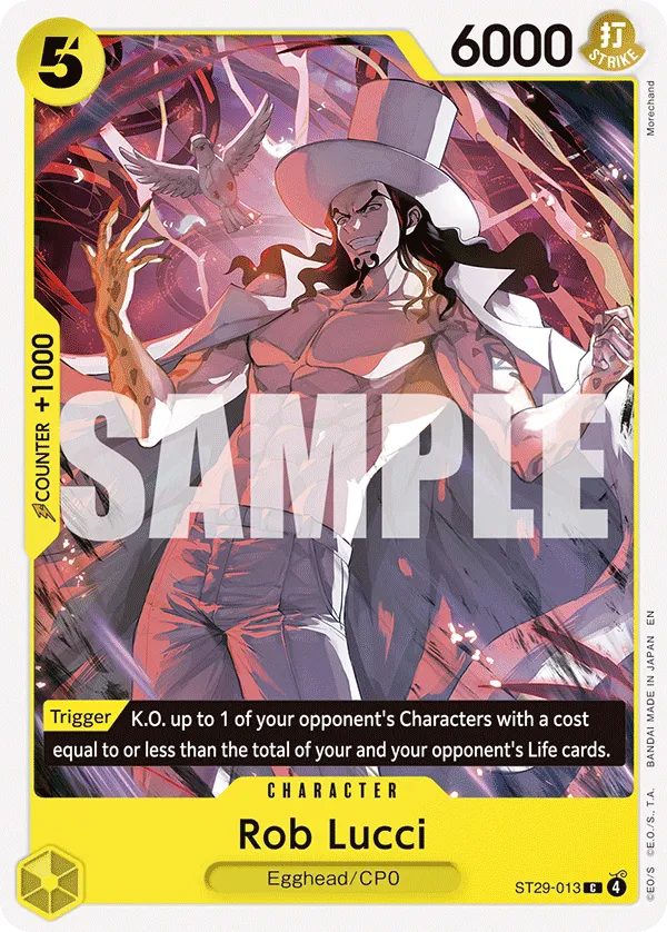 Rob Lucci · Starter Deck 29: Egghead ST29-013/17