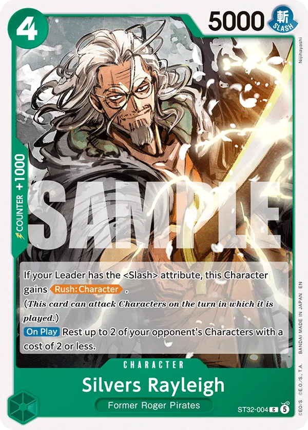 Silvers Rayleigh · Starter Deck 32: GREEN Roronoa Zoro ST32-004/6
