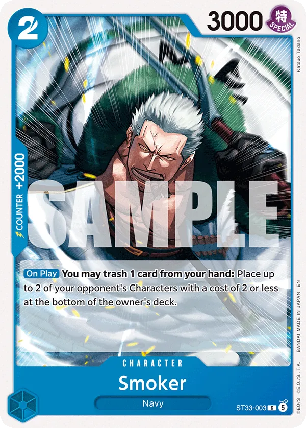Smoker · Starter Deck 33: BLUE Kuzan ST33-003/5