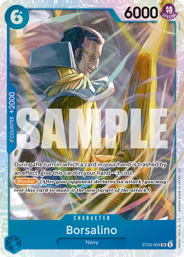 Borsalino · Starter Deck 33: BLUE Kuzan ST33-004/5