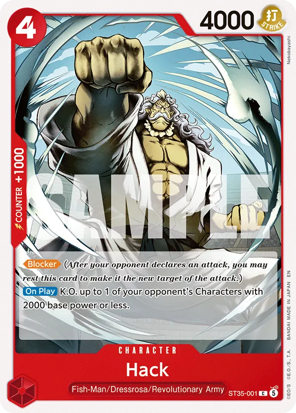 Hack · Starter Deck 35: RED/BLACK Sabo ST35-001/5
