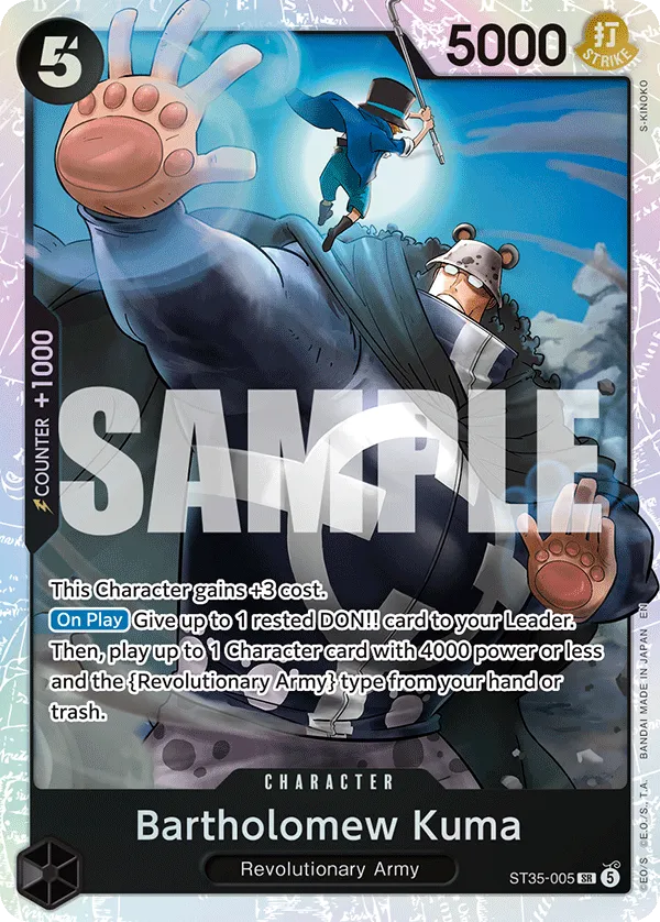 Bartholomew Kuma · Starter Deck 35: RED/BLACK Sabo ST35-005/5