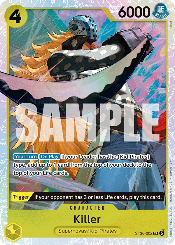 Killer · Starter Deck 36: YELLOW Eustass"Captain"Kid ST36-002/5