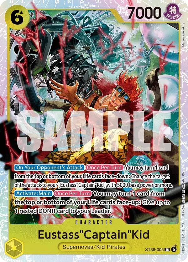 Eustass"Captain"Kid · Starter Deck 36: YELLOW Eustass"Captain"Kid ST36-005/5